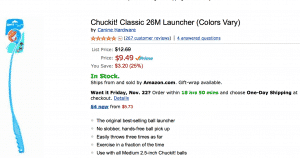 chuckit at amazon